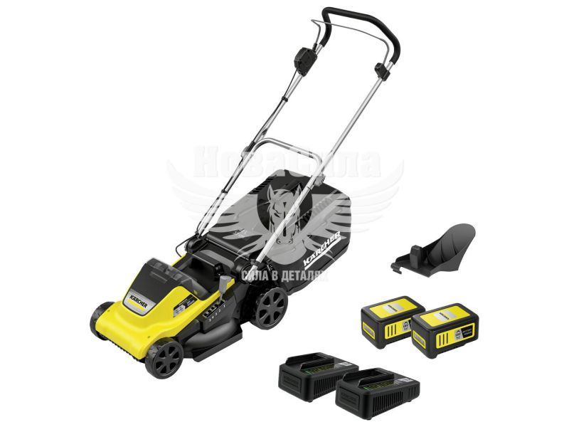 Газонокосарка акумуляторна (Karcher) LMO 4-18 Dual Battery Set (1.445-421.0)
