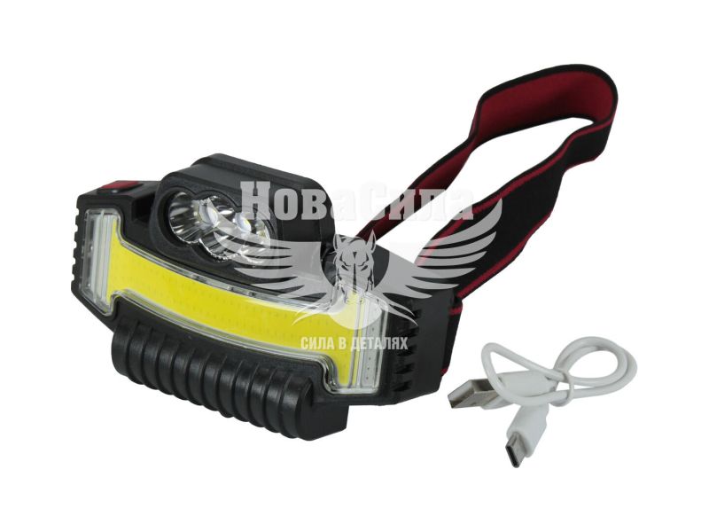 Ліхтарик на голову (КНР) 3LED+COB (W685-3) (W685-3)