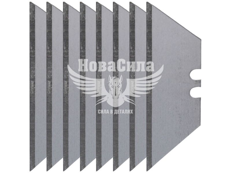 Леза змінні трапецієподібні 19мм. (Bradas) (уп 10шт.) (DIY-KN1902BN/10BOX)