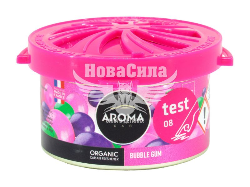 Ароматизатор (Aroma Car) Organic Bubble Gum (під сидіння) 40гр. (92092)