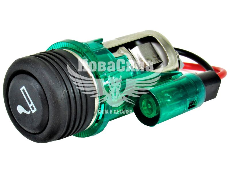 Прикурювач унів. в зб. (CarLife) 12V (EURO з підсвіткою) (LC421)