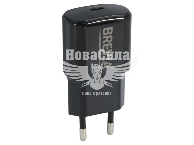 Зарядне для портативних пристроїв 220V (Brevia) 1USB-C, 20W (45020CB)