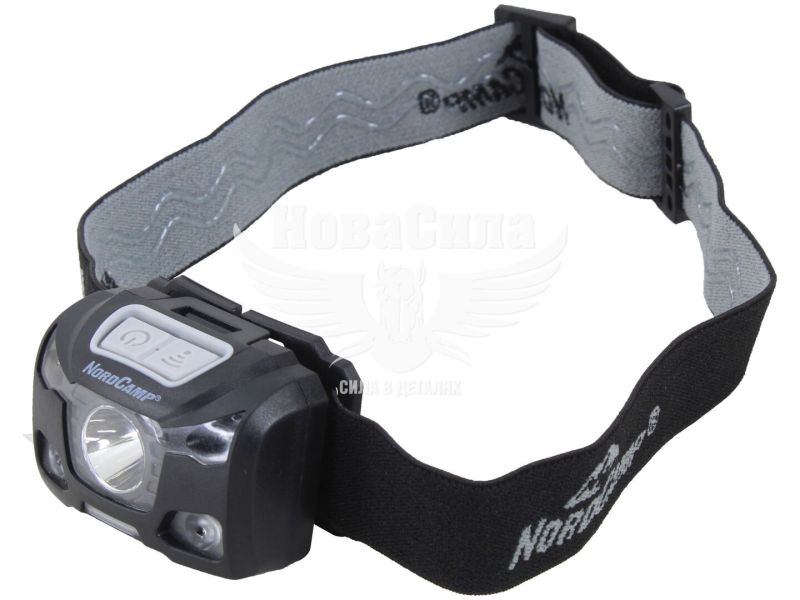 Ліхтарик на голову (Nord Camp) XPG 5W, 250lm, 1200mAh, 3хААА (не включені), сенсорний (NC30710)