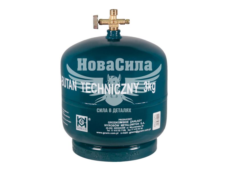 Балон газовий металевий 7.2л (GZWM S.A.) (BT-3)