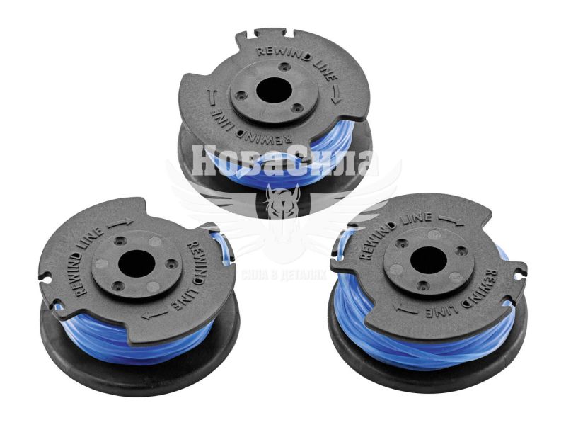 Комплект котушок для тримера (Karcher) LTR 18-25 Battery, LTR 18-30 Battery. 1.6мм (кт.-3шт) (2.444-016.0)