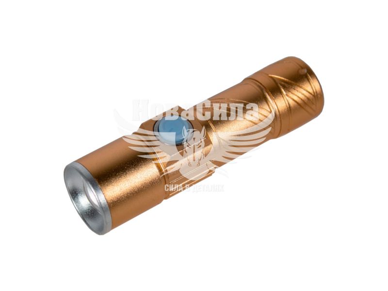 Ліхтарик ручний (КНР) діодний LED з боковим світлом та USB зарядкою 3W+10COB (501) (501)