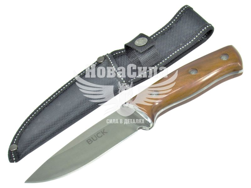 Ніж мисливський 23см. (BUCK) (дерево) (SF-2-571)