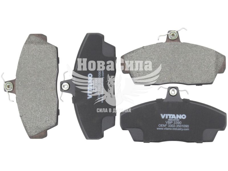 Колодки гальмівні 3302-Газель передні (Vitano) (VBP3390)
