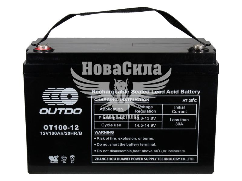 АКБ UPS 12V 100-А/Ч L+ (Outdo) (333х173х217) (12-100)