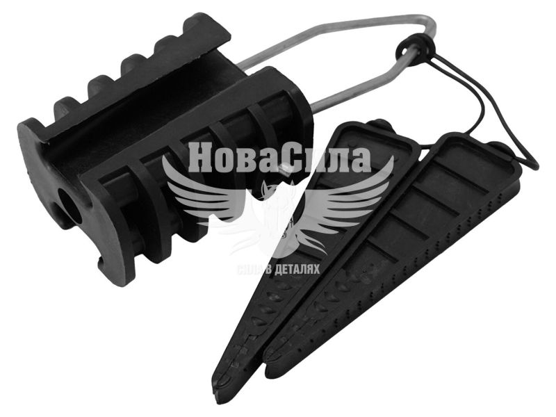 Анкерний ізольований затискач E.NEXT e.i.clamp.pro.la.1.s4, з жорсткою скобою (p025004)