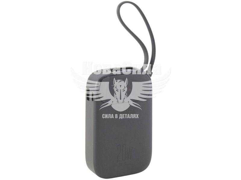 Портативний зарядний пристрій 10000mah (Brevia) 20W Li-Pol, LCD, Compact Mini (45420CMB)
