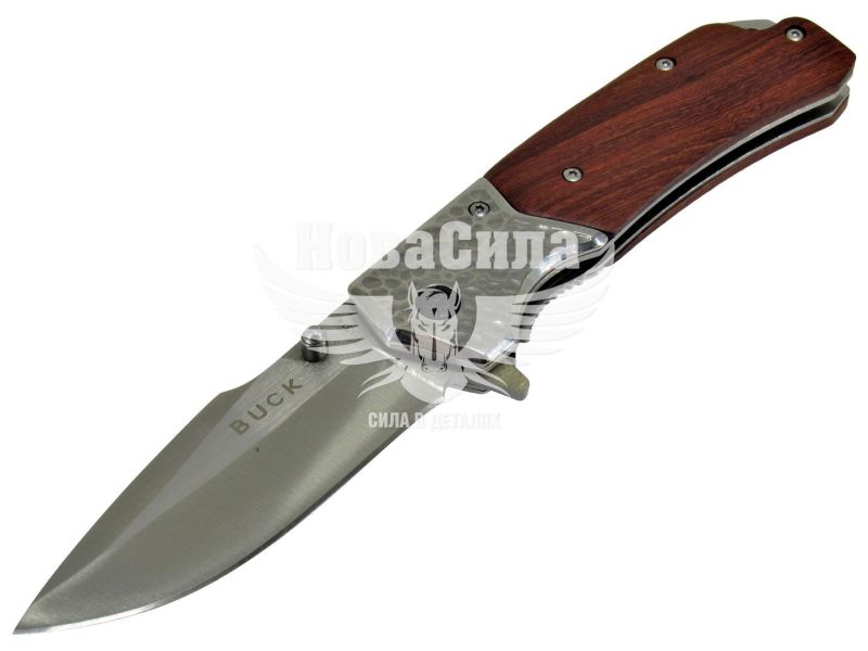 Ніж розкладний 21см. (BUCK) (дерево) (DA314)