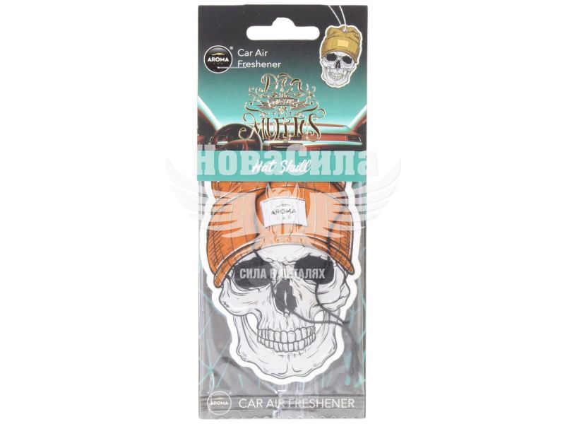 Ароматизатор (Aroma Car) Cellulose Dia De Los Muertos Hat Skull (суха картка) (83278)
