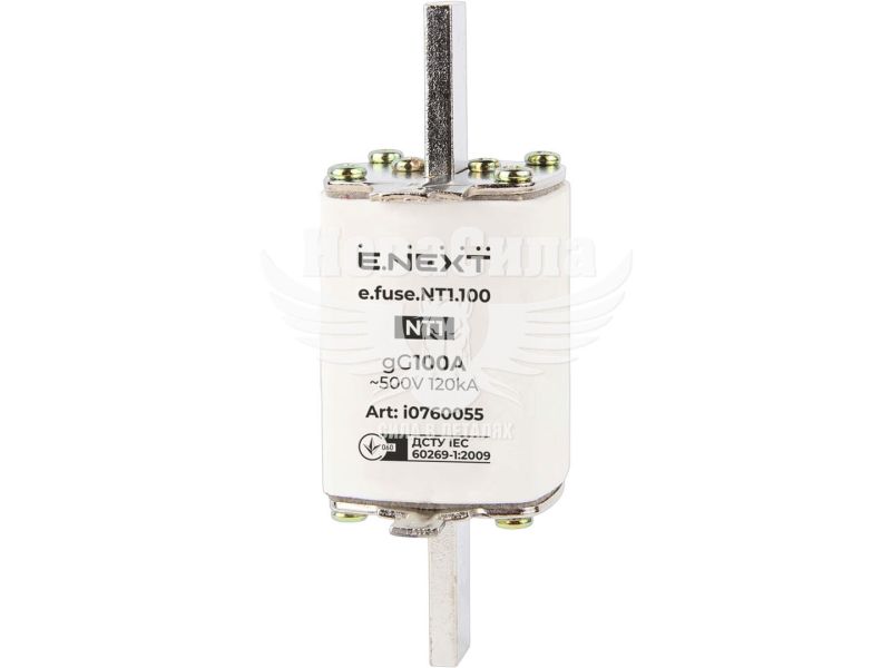 Запобіжник плавкий E.NEXT e.fuse.NT1.100, габарит 1, 100А (i0760055)
