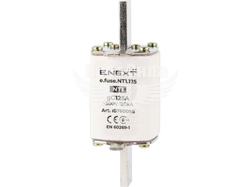 Запобіжник плавкий E.NEXT e.fuse.NT1.125, габарит 1, 125А (i0760056)