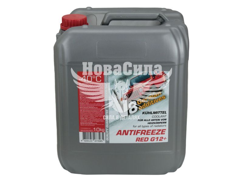 Тосол антифриз червоний -40 (V8) G-12+ 10кг.