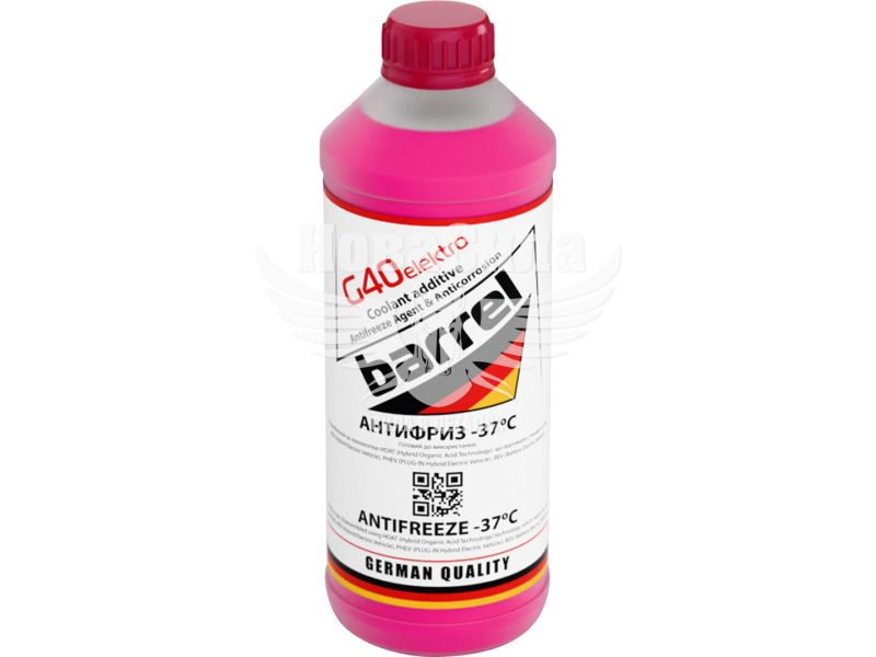 Тосол антифриз червоний -37 (Barrel) G-40 elektro 1,5л.
