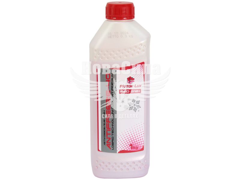 Тосол антифриз червоний -32 (Motor Lux) G-12+ 1кг. (G-12)