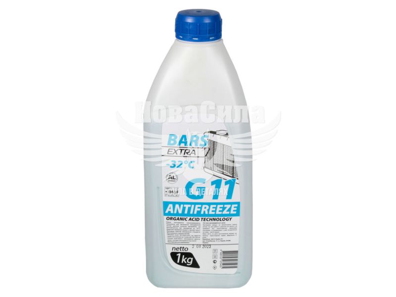 Тосол антифриз синій -30 (Bars Extra) G-11 1кг.