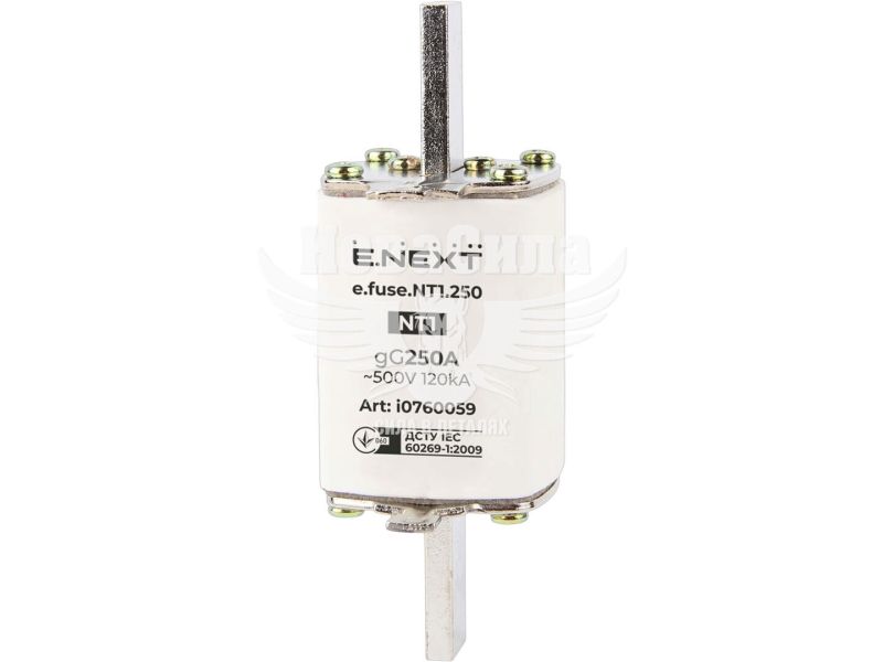 Запобіжник плавкий E.NEXT e.fuse.NT1.250, габарит 1, 250А (i0760059)