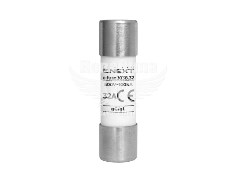 Запобіжник плавкий E.NEXT e.fuse.1038.32, типорозмір 10х38, 32А (i0610021)