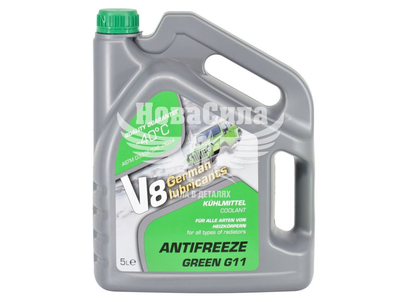 Тосол антифриз зелений -40 (V8) G-11 5кг.