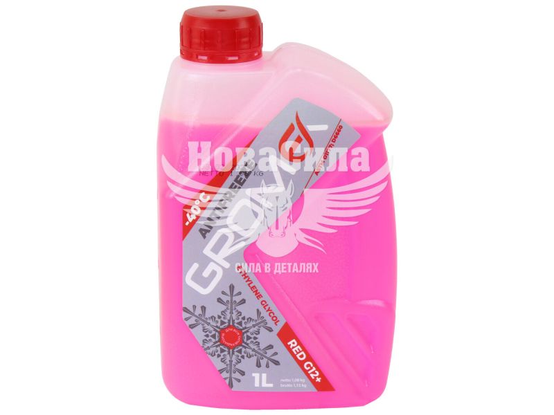 Тосол антифриз червоний -40 (Grom-Ex) G-12+ 1л. (G-12+)