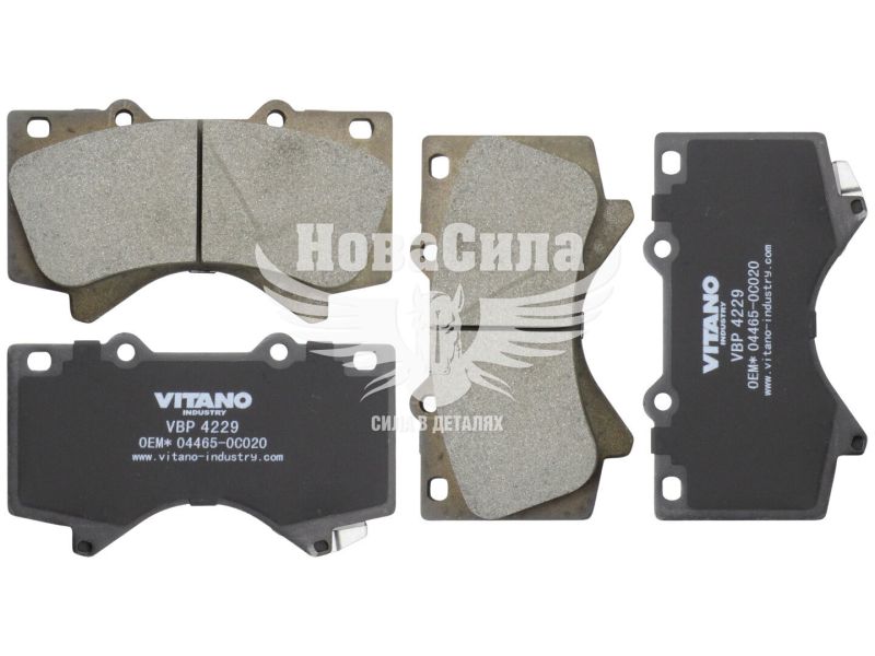 Колодки гальмівні Toyota Land Cruiser з08р.в. перед. (Vitano) (VBP4229)