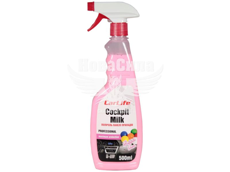 Поліроль молочко для пластику (CarLife) bubble gum 500мл. (CF533)