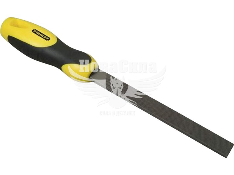 Напильник слюсарний Stanley плоский з драчовою насічкою 200мм (0-22-441)