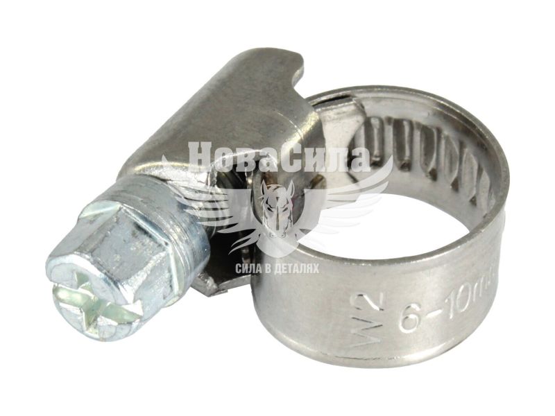 Хомут патрубка 6х10 нерж. (Molder) (уп. 100шт.) (MA40010)