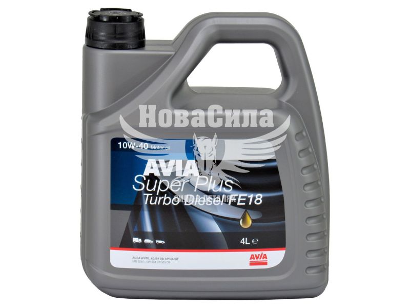 Моторна олива дизель 10W-40 (AVIA) SUPER PLUS FE18 4л.