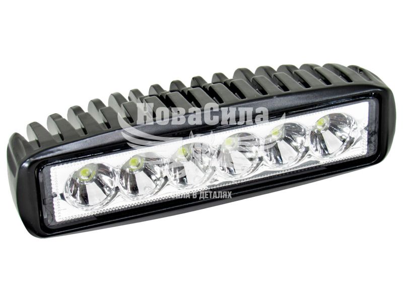 Фара світлодіодна LED 18W 6000К (Brevia) (160х45х55мм.) SPOT (10611SX1)