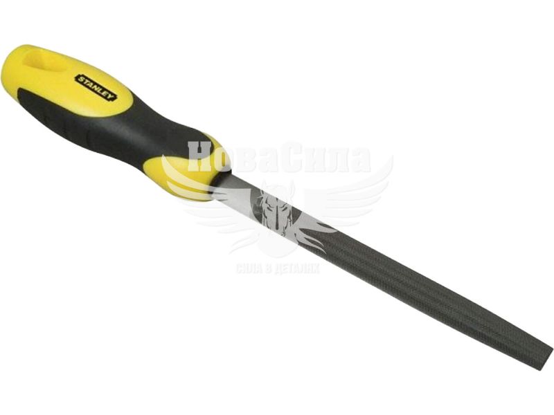 Напильник слюсарний Stanley напівкруглий з драчевою насічкою 200 мм (0-22-501)