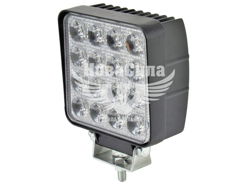 Фара світлодіодна LED 48W 6000К (Brevia) (108х108х58мм.) FLOOD (10652QFX1)