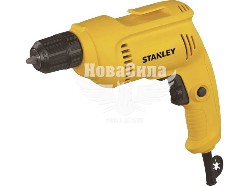 Дриль безударний мережевий Stanley 550 Вт, 14 Нм, 2800 об/хв (STDR551OC)