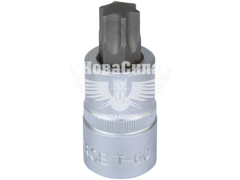Головка торцева з бітою TORX 1/2 T60 (Force) (55мм.) (34605560)