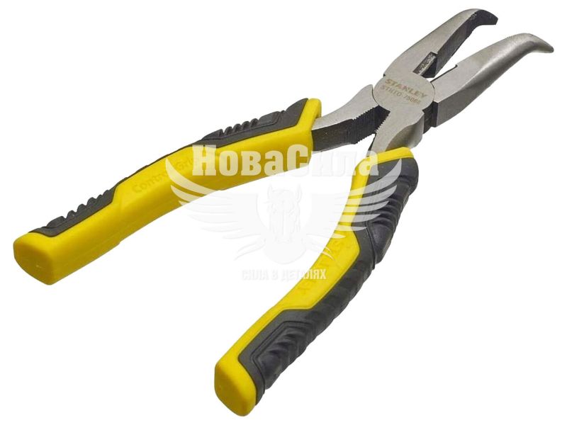 Плоскогубці Stanley DynaGrip 200 мм вигнуті (STHTO-75066)
