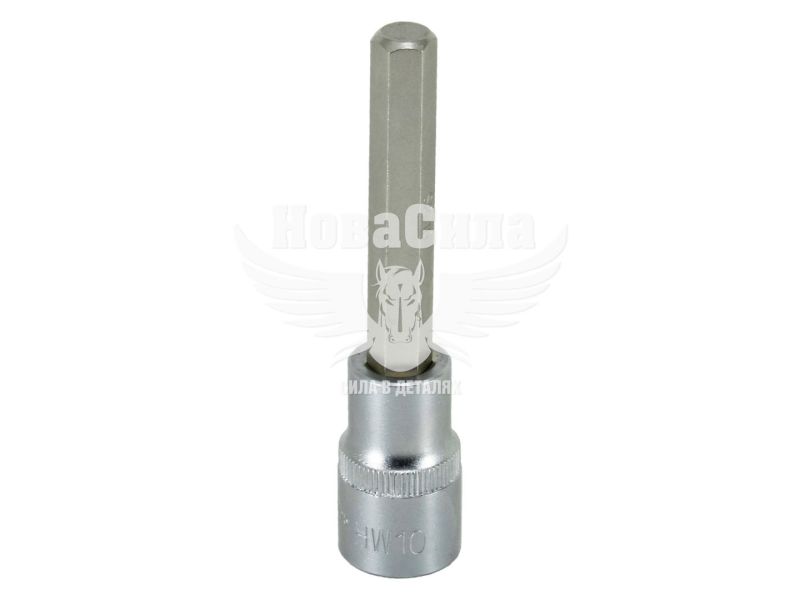 Головка торцева з бітою HEX 1/2 М10 (Yato) (100мм.) (YT-04395)