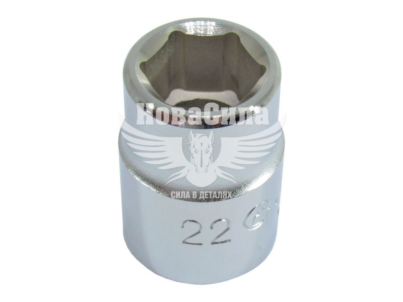 Головка торцева низька шестигранна 3/4 22 мм. (Hans) (6400М22)