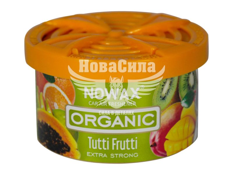 Ароматизатор (Nowax) Organic Tutti Frutti (під сидіння) 40гр. (NX00132)