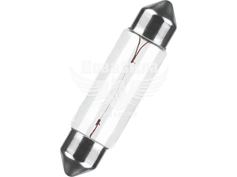 Лампочка 2-ох цокольна 24V-21Вт C21W SV8.5 (Vitano) (упак.-10шт.) (6455)