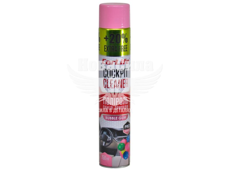 Поліроль пластика (CarLife) Cockpit Cleaner Bubble Gum 750мл. (CF759)