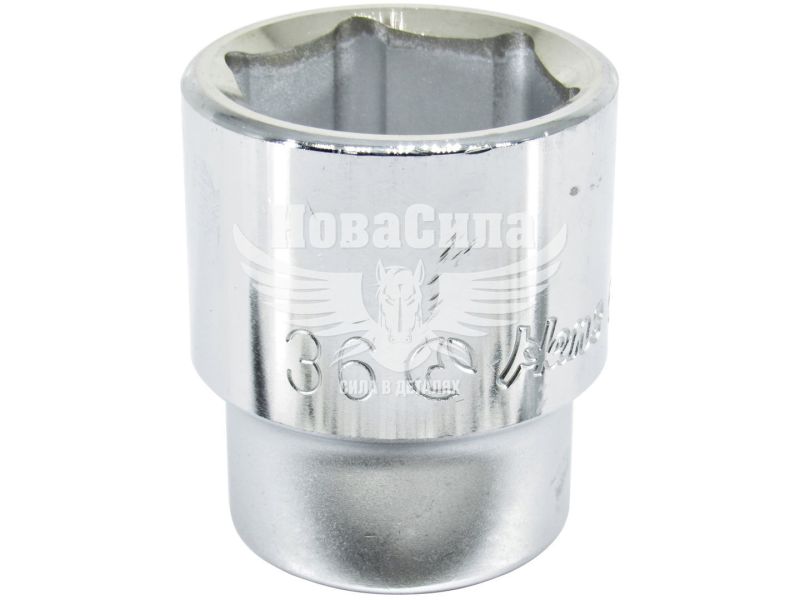 Головка торцева низька шестигранна 3/4 36мм. (Hans) (6400M36)