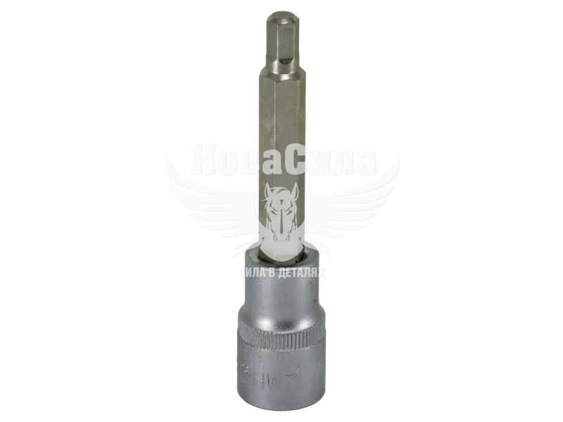 Головка торцева з бітою HEX 1/2 М7 (Yato) (100мм.) (YT-04393)