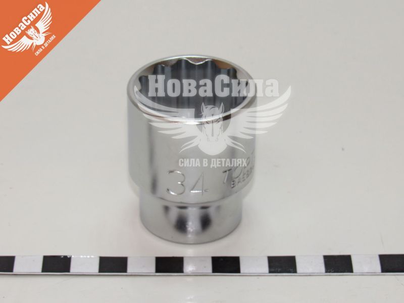 Головка торцева низька дванадцятигранна 3/4 41мм. (Toptul) (BAEB2441)