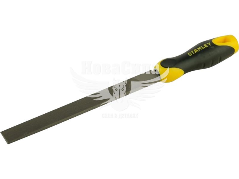 Напильник слюсарний Stanley плоский з лицьовою насічкою 200 мм (0-22-451)