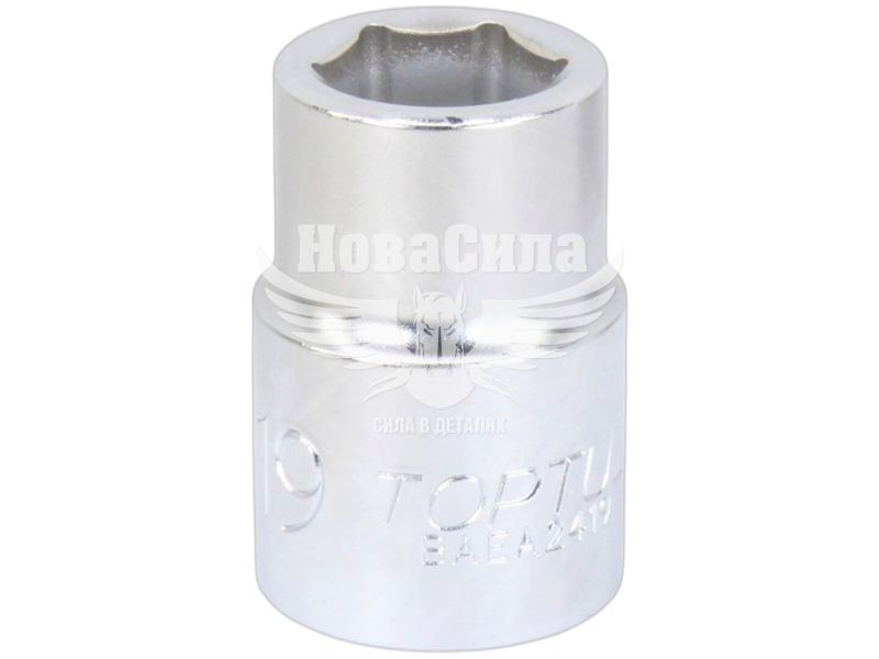 Головка торцева низька шестигранна 3/4 19мм. (Toptul) (BAEA2419)