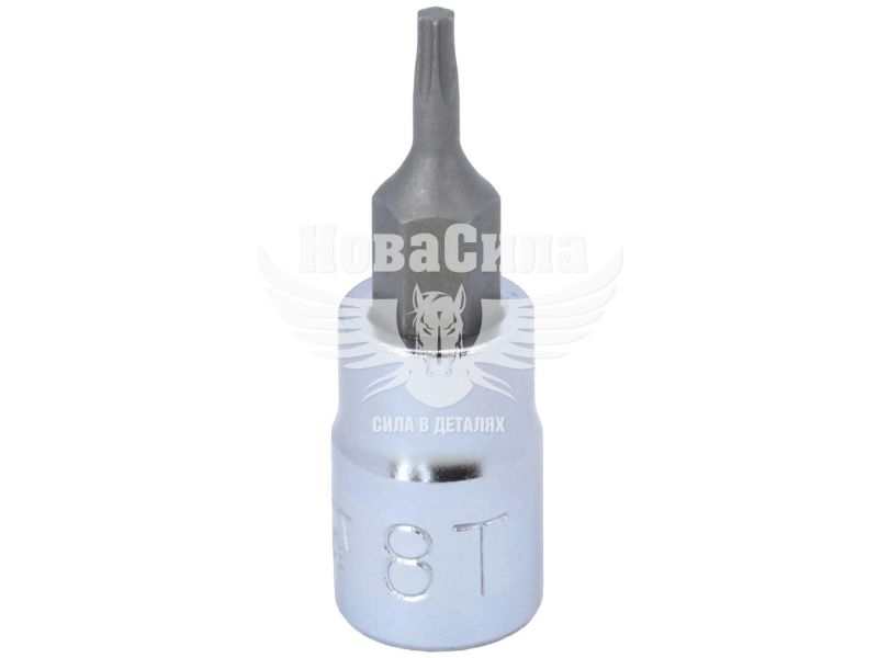 Головка торцева з бітою TORX 1/4 T8 (Toptul) (37мм.) (BCFA0808)