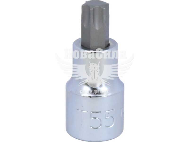 Головка торцева з бітою TORX 1/2 T55 (Toptul) (55мм.) (BCFA1655)